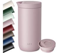 KIVY Tazza termica da 500 ml (caldo per 6 ore e freddo per 24 ore), per caffè, tè e caffè freddo, da asporto, tazza termica con coperchio, tazza da viaggio, tazza da tè, tazza termica da asporto