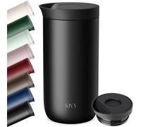 KIVY Tazza termica da 500 ml (caldo per 6 ore e freddo per 24 ore), per caffè, tè e caffè freddo, da asporto, tazza termica con coperchio, tazza da viaggio, tazza da tè, tazza termica da asporto