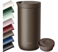 KIVY Tazza termica da 500 ml (caldo per 6 ore e freddo per 24 ore), per caffè, tè e caffè freddo, da asporto, tazza termica con coperchio, tazza da viaggio, tazza da tè, tazza termica da asporto