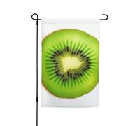 Kiwi - Bandiere per esterni, 30,5 x 45,7 cm, stampa su entrambi i lati, bandiera da giardino per esterni, con occhielli, bandiera per casa, cortile, per fattoria, prato, portico, decorazioni per la