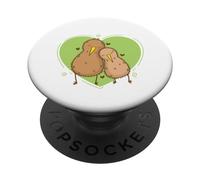 Kiwi Bird è innamorato Kiwi Fruit Animal PopSockets PopGrip Adesivo