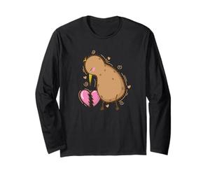 Kiwi Bird è Un Kiwi malato d'Amore Maglia a Manica