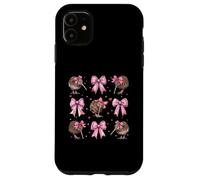 Kiwi Bird Girl Coquette Fiocco Rosa Custodia per iPhone 11
