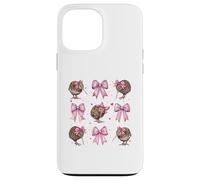 Kiwi Bird Girl Coquette Fiocco Rosa Custodia per iPhone 13 Pro Max