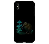 Kiwi Bird Glow Funghi Night Art Custodia per iPhone XS Max