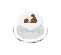 Kiwi Bird guarda un kiwi in meraviglia PopSockets PopGrip per MagSafe