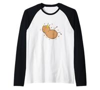 Kiwi Bird Ridere Kiwi Fruit Nuova Zelanda Maglia con Maniche Raglan