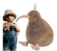 Kiwi Bird Stuffed Animal - Adorable New National Character, Brown Avian Cuddly Figure, 28cm Medium Height, 80g Lightweight Feel, Resilient PP Cotton Filling- For Bedtime & Education