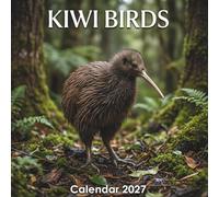 Kiwi Birds Calendar 2027: Gentle Night & Hidden Nature