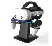 KIWI design Dock di Ricarica per Accessori Quest 3S/Quest 3/Quest 2/Quest Pro, Accreditate da Meta