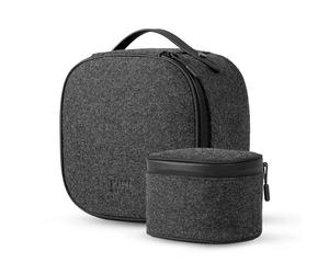 KIWI design P4 Set di Custodia in Due Pezzi Adatto con Meta Quest 3S/Quest 3/Quest 2/Vision Pro e Accessori per Controller Touch, Mini Custodia da Viaggio,Non Adatto a Fasce Elite/Halo o a Batteria