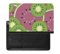 Kiwi e anguria divertente porta passaporto portafoglio custodia sottile da viaggio organizer per documenti con slot per carte di credito per donne uomini, Stile:, Taglia unica, MHXYZHW