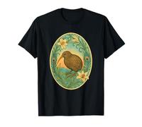 Kiwi e gigli Art Nouveau Maglietta