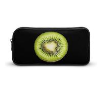 Kiwi Fruit with Heart Funny Pen Case Pencil Bag High Capacity Pouch Stationery Bag Makeup Cosmetic Organizer per uomini e donne