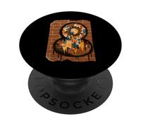 Kiwi Graffiti Mattone Stencil PopSockets PopGrip Adesivo