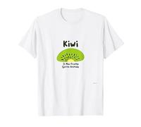 Kiwi: Il Mio Frutto Spirito Animale | Grafica Divertente Maglietta, Uomo, Bianco, L