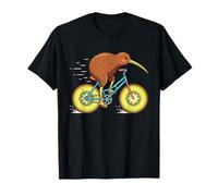 Kiwi in Bicicletta Ruote di Kiwi Gioco di Parole Maglietta