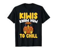 Kiwi Know How To Chill Cool Occhiali da Sole Kiwi Maglietta