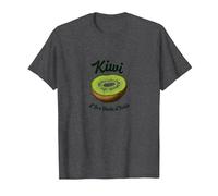 Kiwi: L'Oro Verde d'Italia - Frutto Iconico Italiano Maglietta, Uomo, Grigio Scuro, S