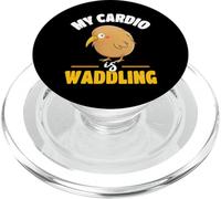 Kiwi My Cardio Is Waddling Umorismo degli uccelli senza volo PopSockets PopGrip per MagSafe