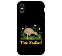Kiwi Nuova Zelanda Vintage Bird NZ Carino Kiwi Nuova Zelanda Custodia per iPhone X/XS