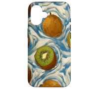 Kiwi Pattern Art Estetica Custodia per iPhone 16