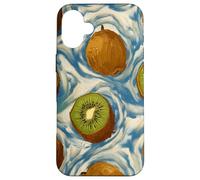 Kiwi Pattern Art Estetica Custodia per iPhone 16 Plus