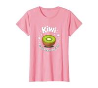 Kiwi: Piccoli Miracoli Quotidiani - Arte della Frutta Maglietta, Donna, Rosa, L