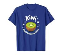Kiwi: Piccoli Miracoli Quotidiani - Arte della Frutta Maglietta, Uomo, Blu Reale, XL
