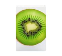 Kiwi Slice - Bandiera da giardino a doppia faccia, con occhielli in ottone, decorazione per foto, per cortile, veranda, prato, 9 x 1,5 m