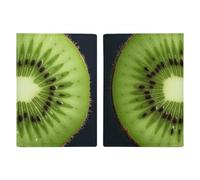 Kiwi Slice - Custodia per passaporto, carta d'identità, porta passaporti, da viaggio, per donne e uomini