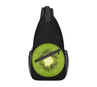 Kiwi Slice Jewel Dragonfly Crossbody Backpack Sling Bag Zaino da trekking da donna per uomo