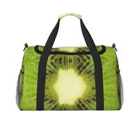 Kiwi Slice Print Ample Travel Large Capacity Hand Travel Bag Carry On Tote Folding Travel Totes Bag