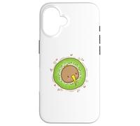 Kiwi - Testa di uccello con kiwi Custodia per iPhone 16