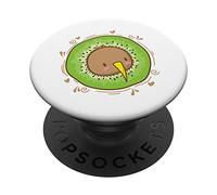 Kiwi - Testa di uccello con kiwi PopSockets PopGrip Adesivo