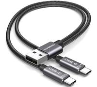 KiwiBird cavo ricarica sdoppiatore USB A a USB C, doppio cavo