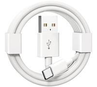 KiwiBird Cavo caricabatterie usb a tipo c usb c CarPlay filo caricatore ricarica bianco 1m compatibile con iPhone 16 15 Pro Plus Max, iPad Pro Air, iPad mini 6, iPad 10, Android Auto, Galaxy S24 S23