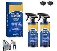 Kiwient Car Coating Spray, Quick Effect Coating Agent for Car Scratch Repair, Shine & Protection, Waterless Wash Polish for Vehicle Surfaces (2PCS)