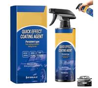 Kiwient Car Coating Spray, Shine & Lasting Protection Quick Effect Coating Agent Spray, Versatile Oil Film Emulsion Cleaner & Waterless for Cars Enthusiasts (1pcs)
