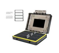 Kiwifotos 60 Slot Impilabile Antiscivolo Robusta Custodia Resistente all'acqua per CFexpress Tipo A, SD SDHC SDXC, Nintendo Switch (NS), PSV PS Vita Card Scatola di Trasporto Organizer Storage