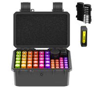 KIWIFOTOS AAA, organizer per batterie con tester per batteria, IP67, impermeabil