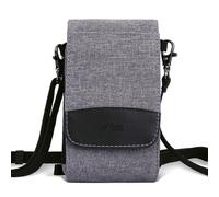 Kiwifotos Custodia a Doppio Strato per Telefono da Viaggio con Tracolla Multifunzione per Smartphone, Power Bank, Carte Dimensioni interne 160 x 84 x 15 mm