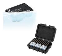 KIWIFOTOS Custodia per schede di memoria SD/SDHC/SDXC CFB resistente all'acqua, adatta per 12 SD + 10 porta schede CFexpress Type-B/XQD, custodia per schede SD individuale per viaggiatori, fotografi e