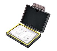 KIWIFOTOS Scatola Custodia Protettiva per Hard Drive Dischi Rigidi da 3.5", Scatola Antiurto Dischi Rigidi Impilabile/Guarnizione O-ring, Supporto Verticale/Indice di Layout Adesivo peso 280G