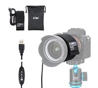 KIWIFOTOS Striscia riscaldante per riscaldatore di rugiada per lenti USB con regolatore di temperatura Prevenzione della condensa per fotocamera DSLR Obiettivi Telescopi Oculari Riscaldamento