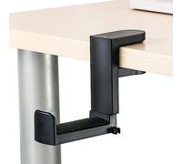 KIWIFOTOS Supporto per cuffie con gancio girevole a 360° + clip per cavo, supporto per cuffie da gioco sotto la scrivania per Sony, Beats, Sennheiser, HyperX