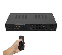 KiwiHood Amplificatore Bluetooth 600 W Audio Amplificatore di potenza con telecomando 5.1 Canale per Home Cinema Karaoke Party, Supporta SD/USB/RCA/AUX/MP3 e FM Radio, con display LED