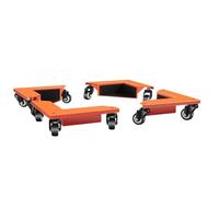 KiwiHood Set di trasportatori per mobili con ruote universali, 639 kg, triangolare, pratico aiuto per il trasporto di oggetti ad angolo retto come armadi, tavoli e frigoriferi