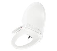 KiwiHood Smart Bidet - Sedile WC elettrico con pannello di controllo laterale, ugello autopulente in acciaio inox, sedile riscaldato regolabile