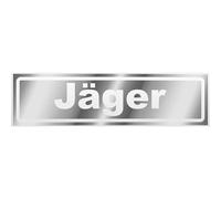 Kiwistar Jäger - Targa magnetica invertita, magnetica, 20 cm, cromata, per auto, auto